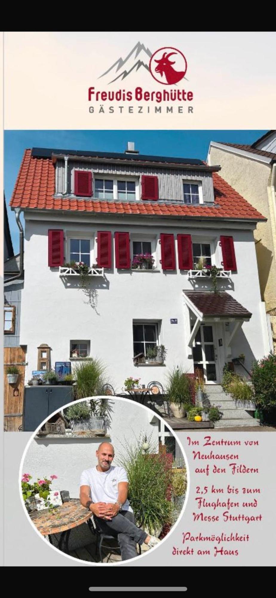 Freudi'S Berghuette Appartement Neuhausen auf den Fildern Buitenkant foto